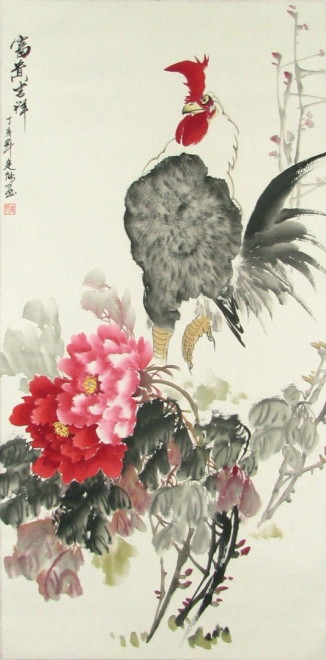 rooster-peony